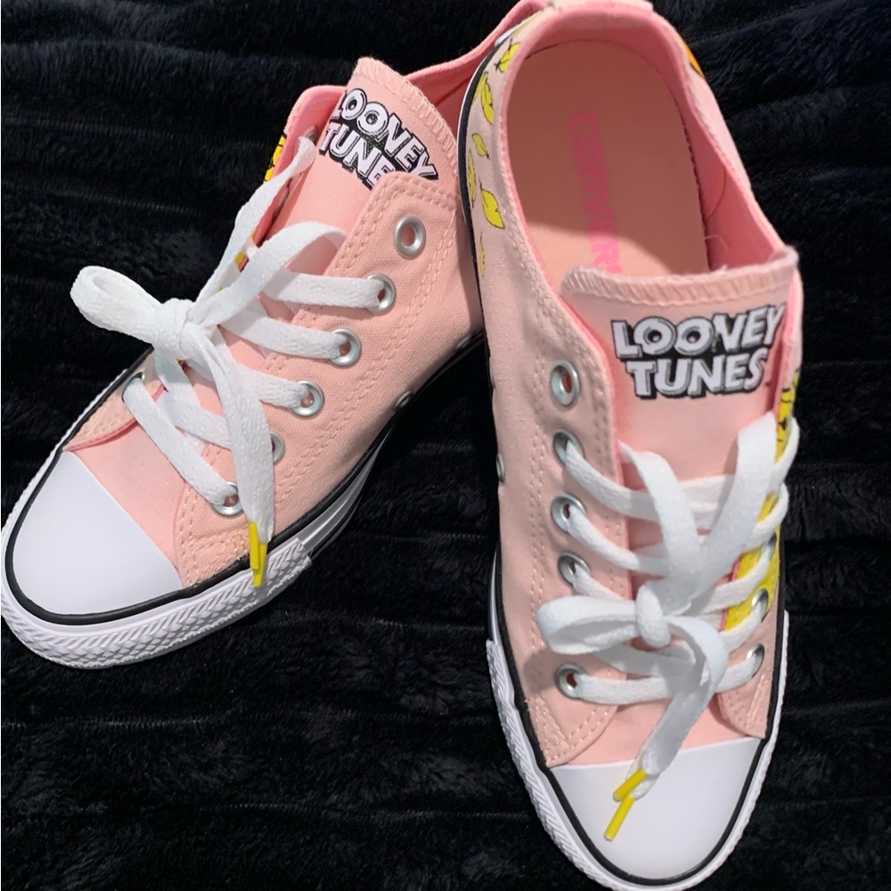 Converse Pink Looney Tunes Sneakers